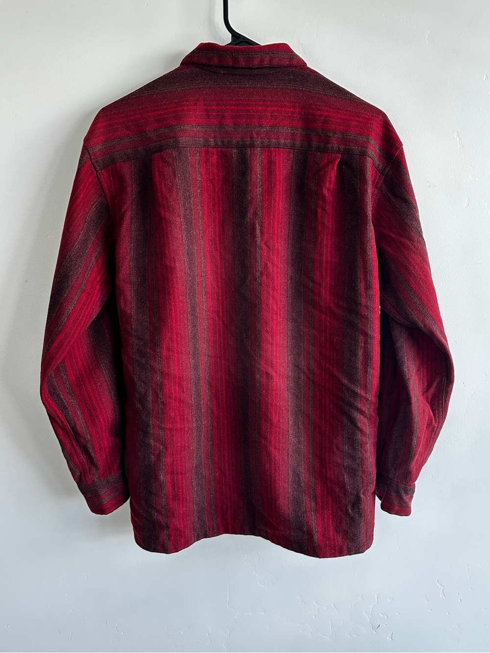 Pendleton Men’s Wool Board Shirt Button Up Red Plaid Size Small - Picture 4 of 9
